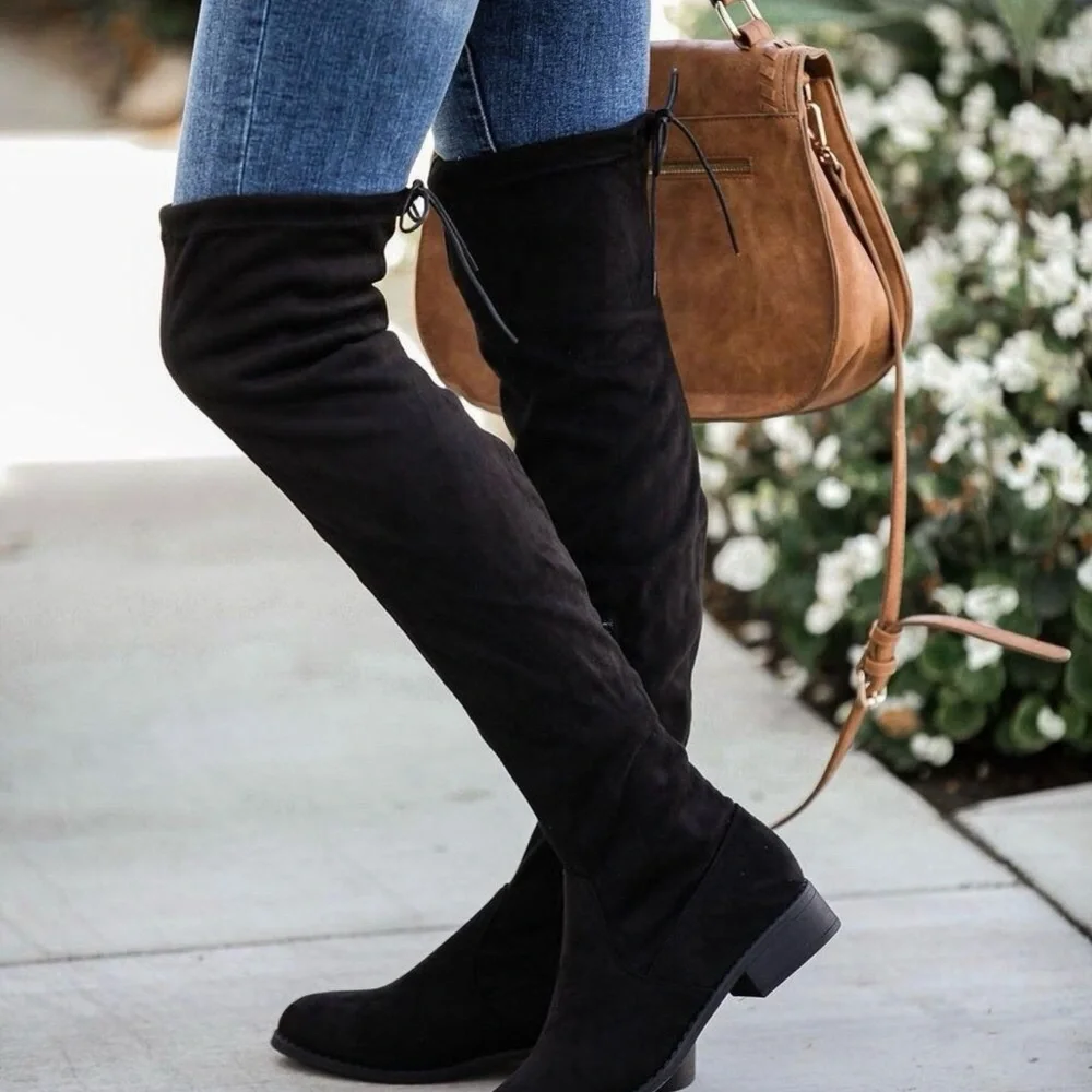 Unisa Women's Classic Over-The-Knee Flat Boot Size7.5
